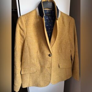 Talbots Golden Yellow Wool-Blend Blazer
